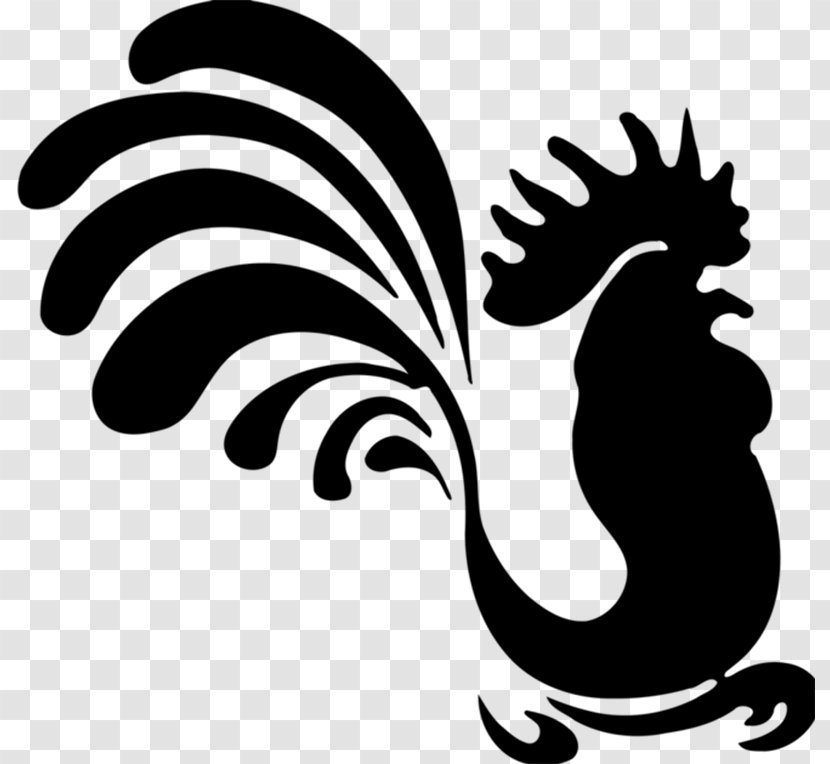 Cochin Chicken Rooster Silhouette Clip Art - Tree Transparent PNG