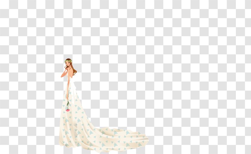 Model Gown Contemporary Western Wedding Dress - Photography - Vector Elements Transparent PNG