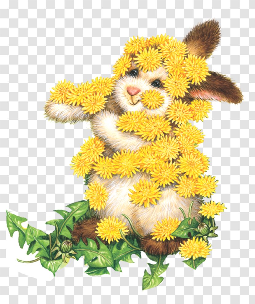Quiet Bunny's Many Colors Cut Flowers Floral Design Yellow Chrysanthemum - Silhouette - Sterling Publishing Transparent PNG