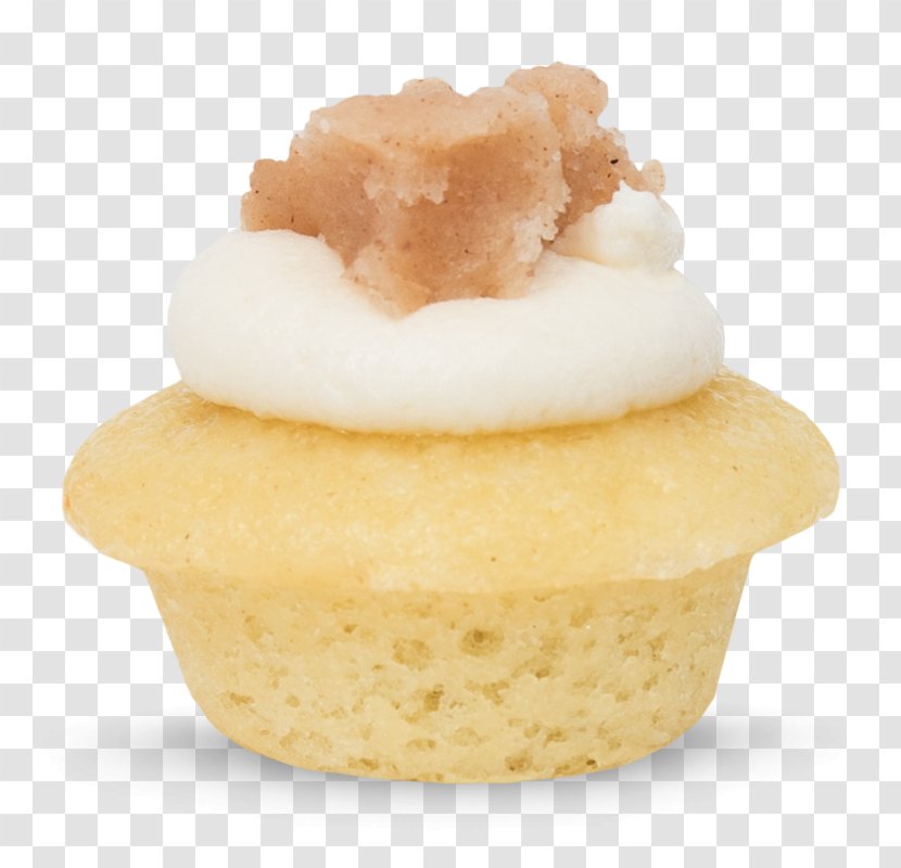 Buttercream Cupcake Streuselkuchen Petit Four - Cream - Double Cake Transparent PNG