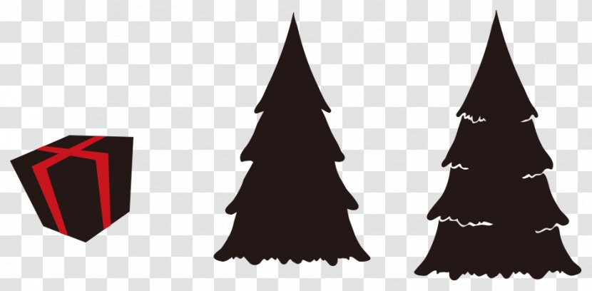 Christmas Tree Noble Fir - Vector Flat Transparent PNG