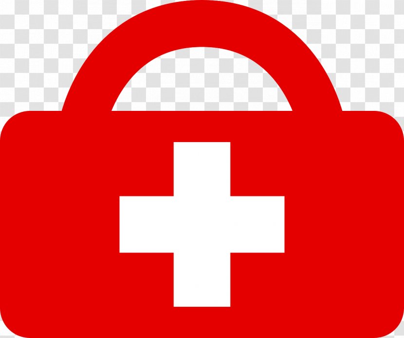 First Aid Kit Clip Art - Red Toolbox Transparent PNG