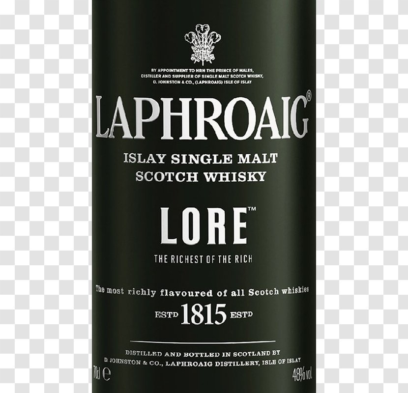 Laphroaig Scotch Whisky Whiskey Single Malt Distilled Beverage Transparent PNG