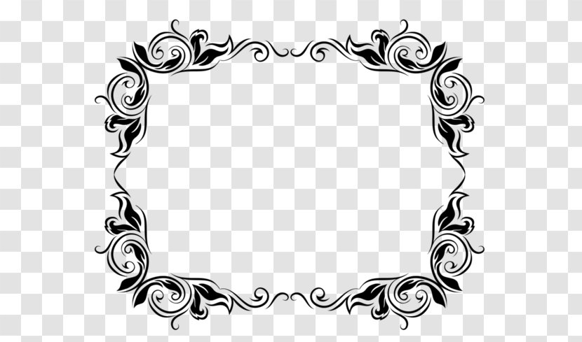 Background Watercolor Frame - Line Art - Picture Transparent PNG