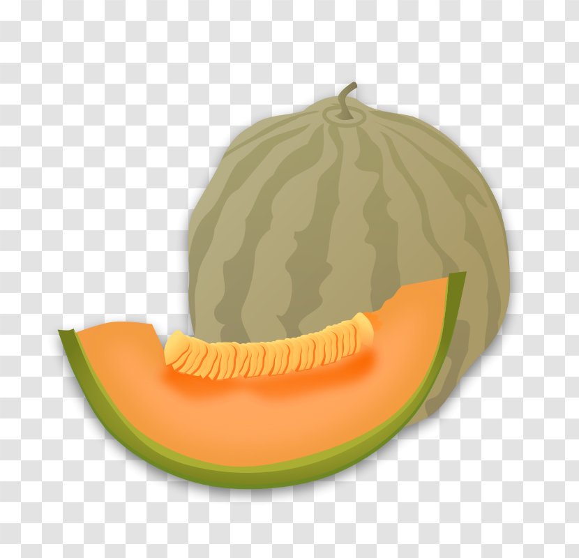 Honeydew Cantaloupe Watermelon Clip Art - Orange - Melon Transparent PNG