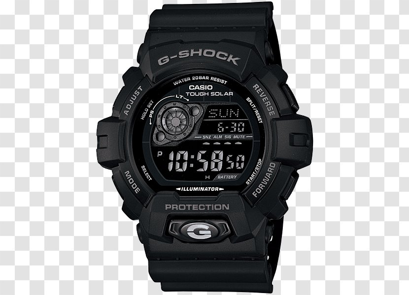 G-Shock Casio Shock-resistant Watch Tough Solar - Quartz Clock Transparent PNG