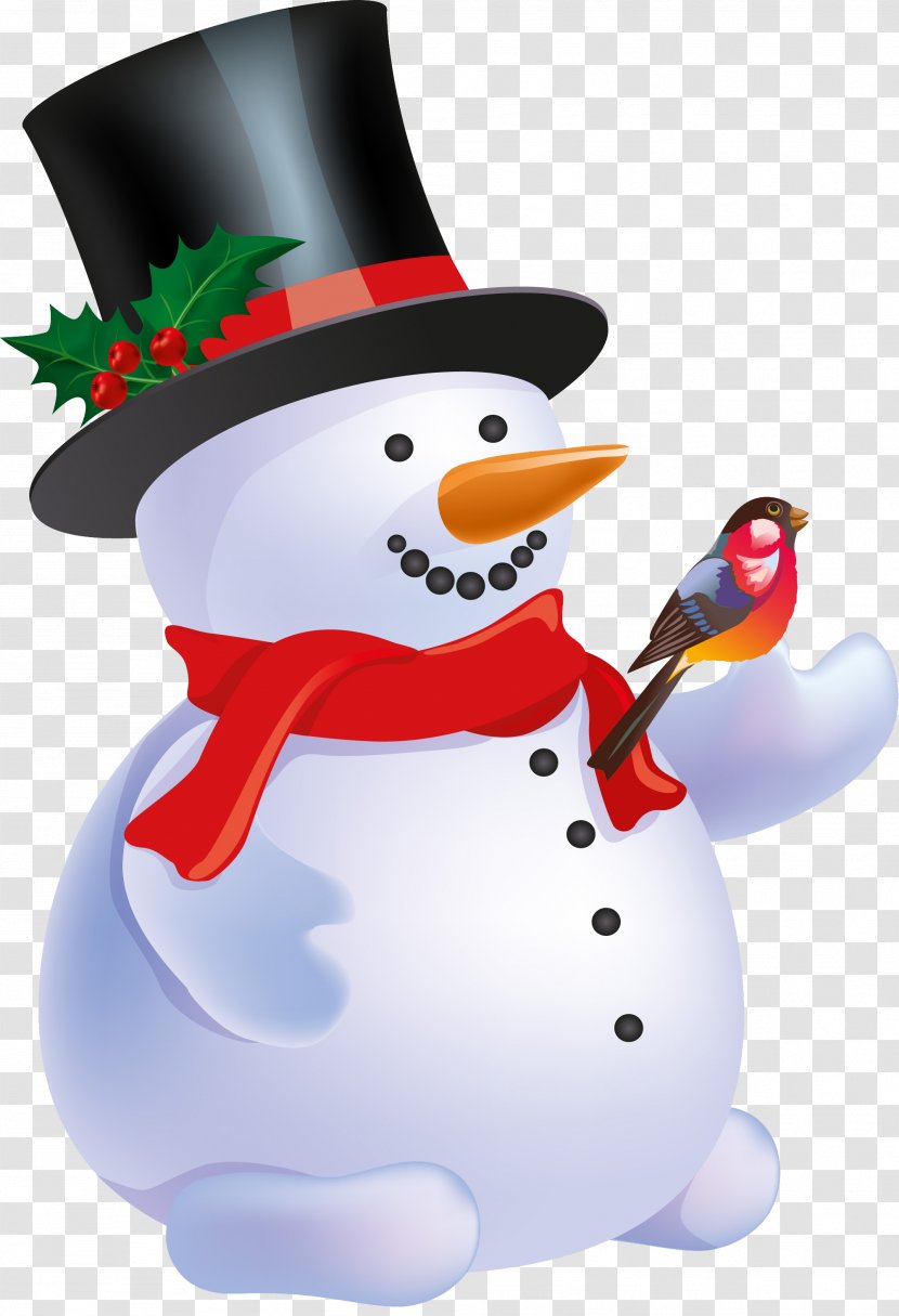 Christmas Ornament New Year Gift Clip Art - Snowman Transparent PNG