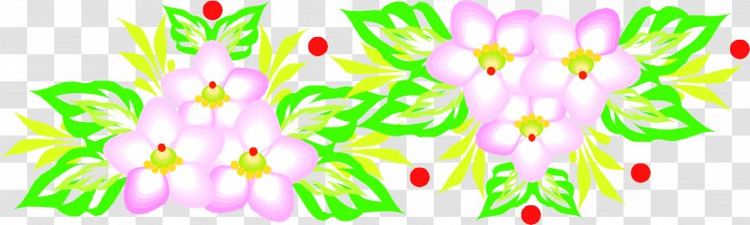 Flower Vignette Clip Art - Raster Graphics - Vector Transparent PNG