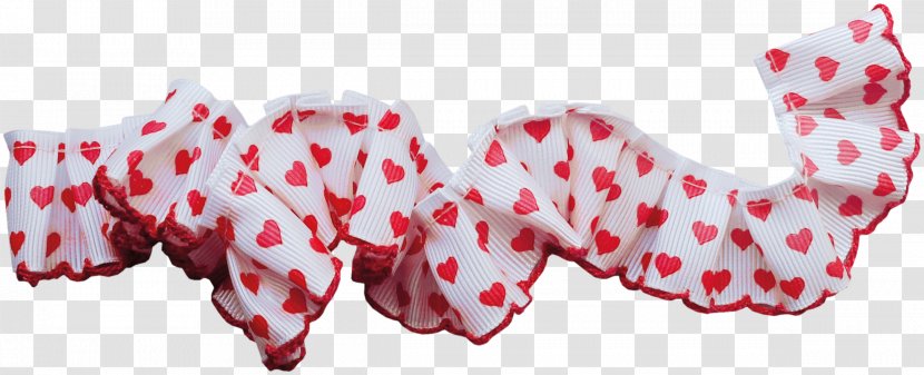Ribbon - Red - Heart Transparent PNG