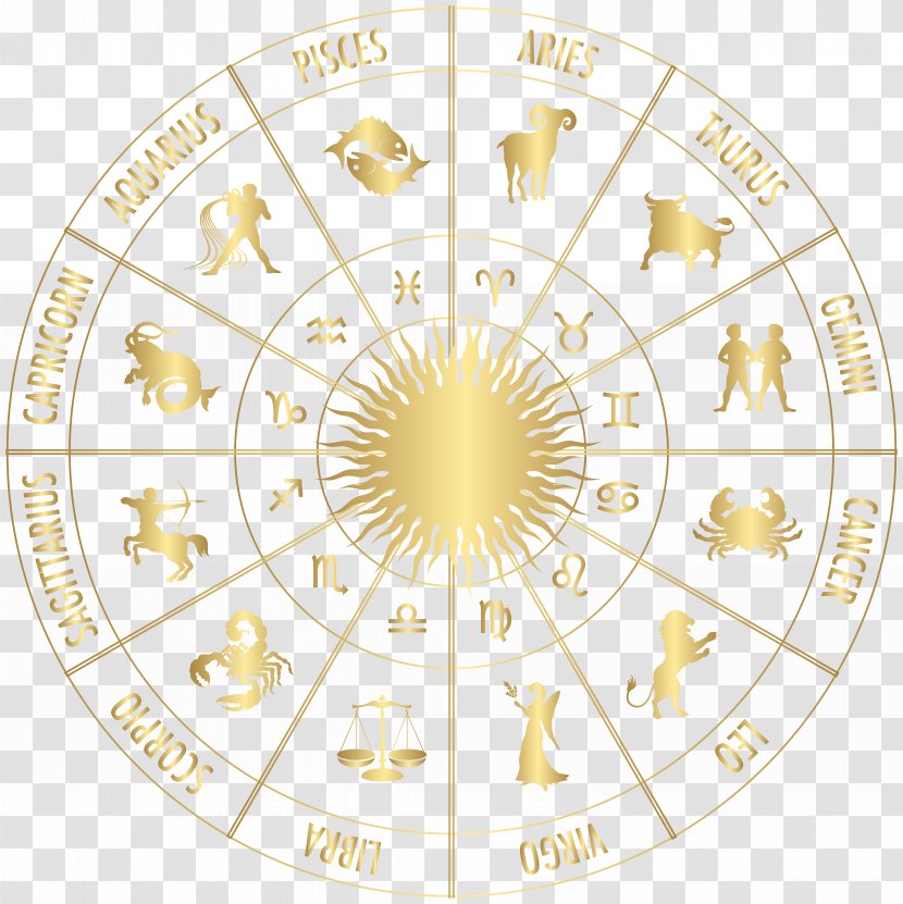 Circle Area Yellow Design - Material - Zodiac Transparent Clip Art Image Transparent PNG