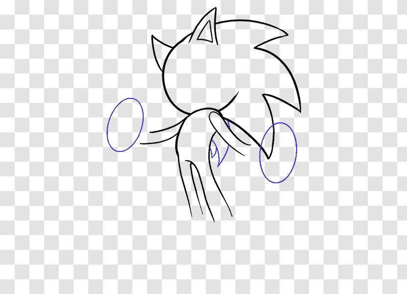 Sonic The Hedgehog Unleashed And Black Knight Drawing - Watercolor Transparent PNG