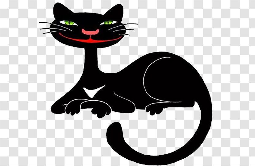 Black Cat Breed Drawing Кошечка Transparent PNG