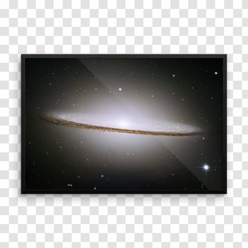 Sombrero Galaxy Disc Hubble Space Telescope - Atmosphere Transparent PNG