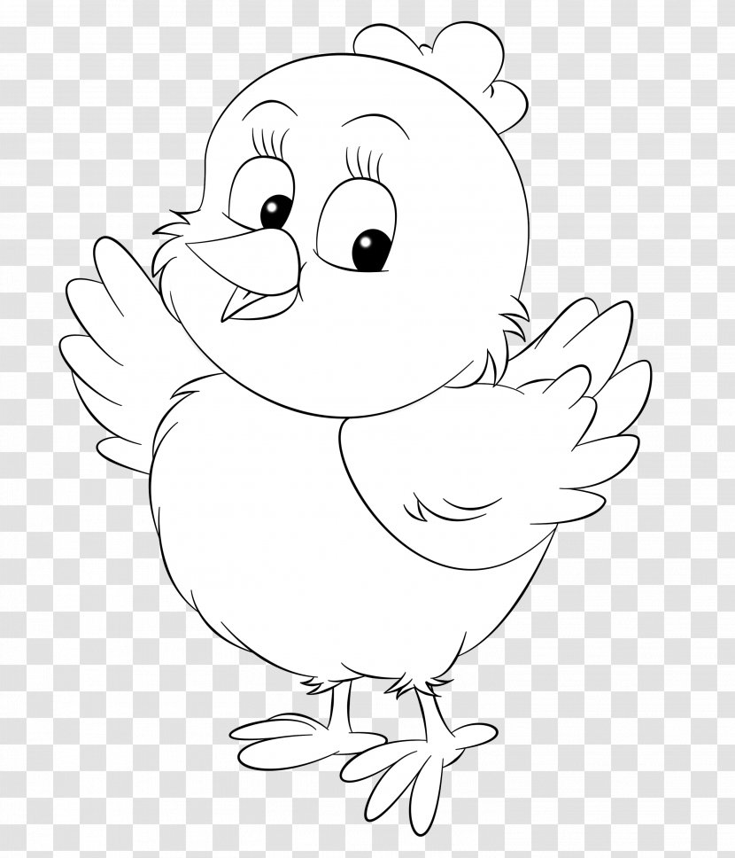 Coloring Book Child Infant Chicken Image - Flower Transparent PNG