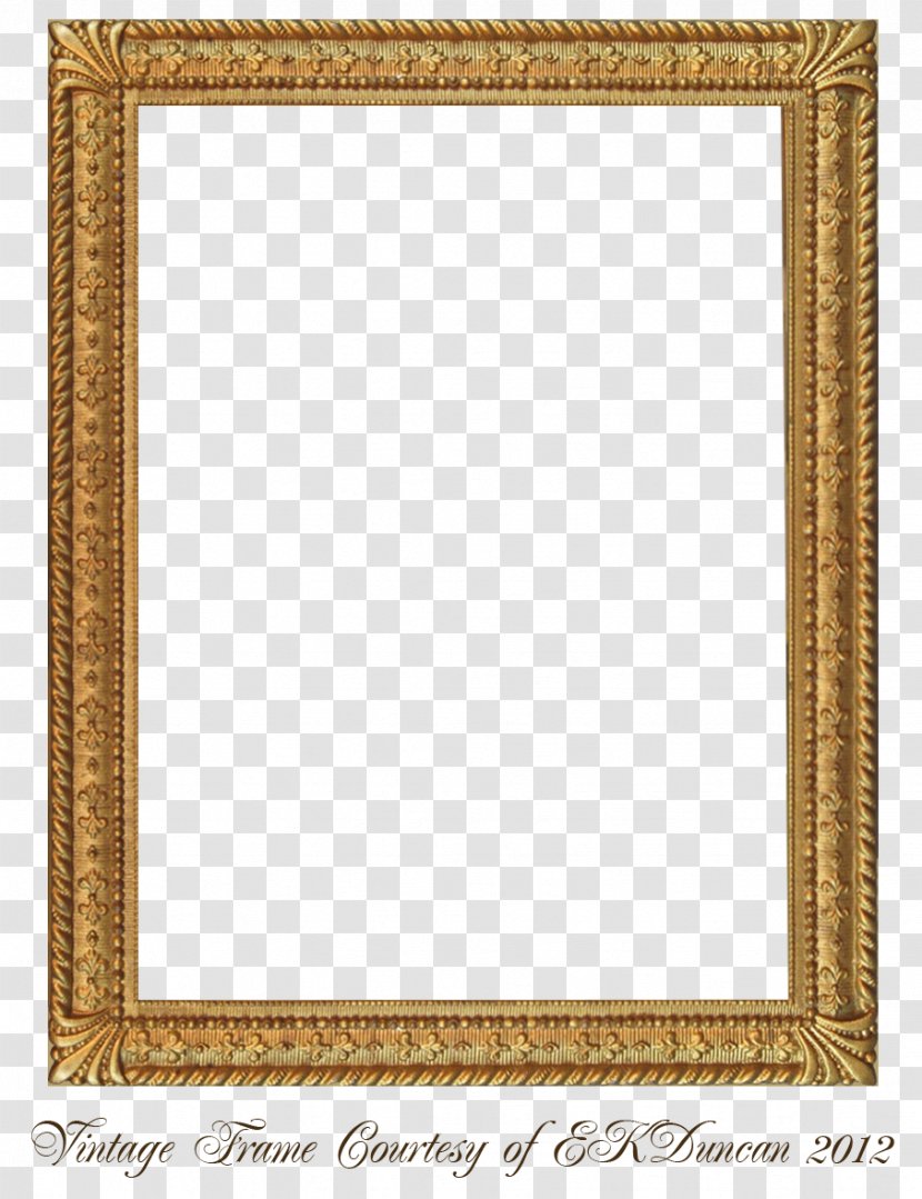 Document Borders And Frames Picture Microsoft Word Clip Art - Frame - Golden Transparent PNG