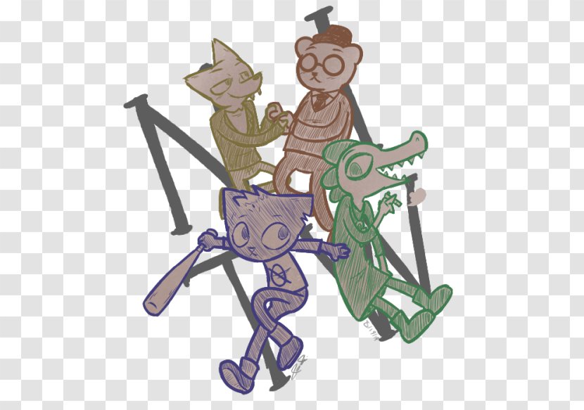 Night In The Woods Video Game Fan Art - Indienight Transparent PNG