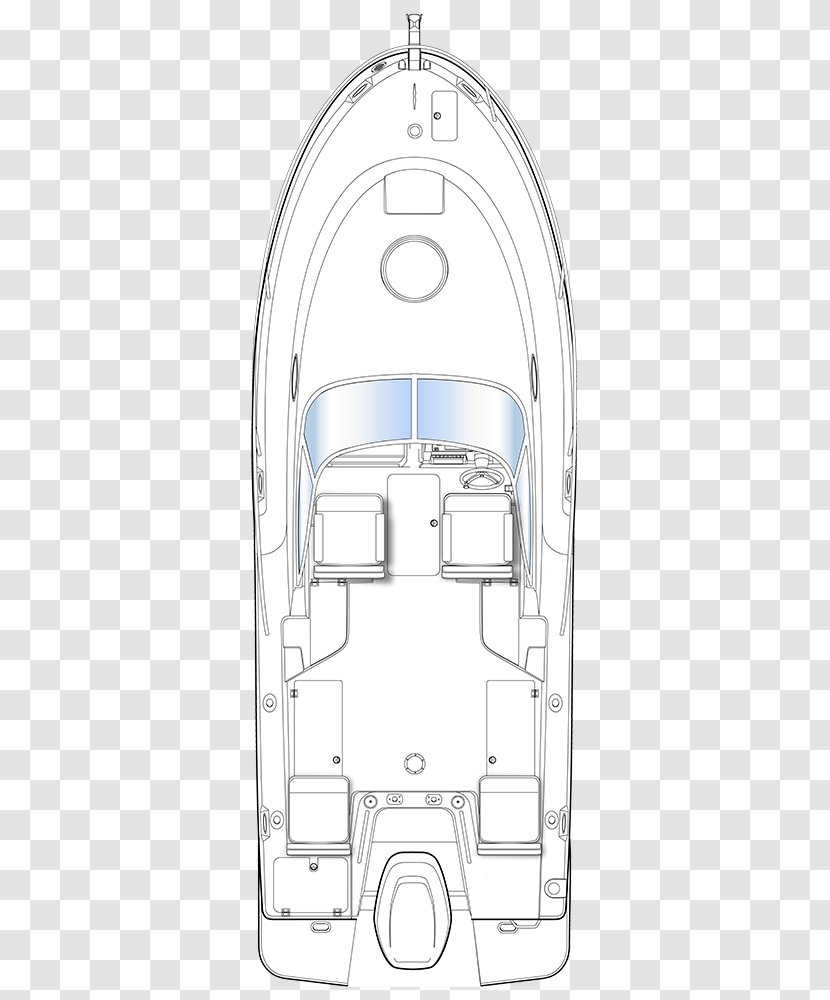 Drawing White Technology - Boat Plan Transparent PNG