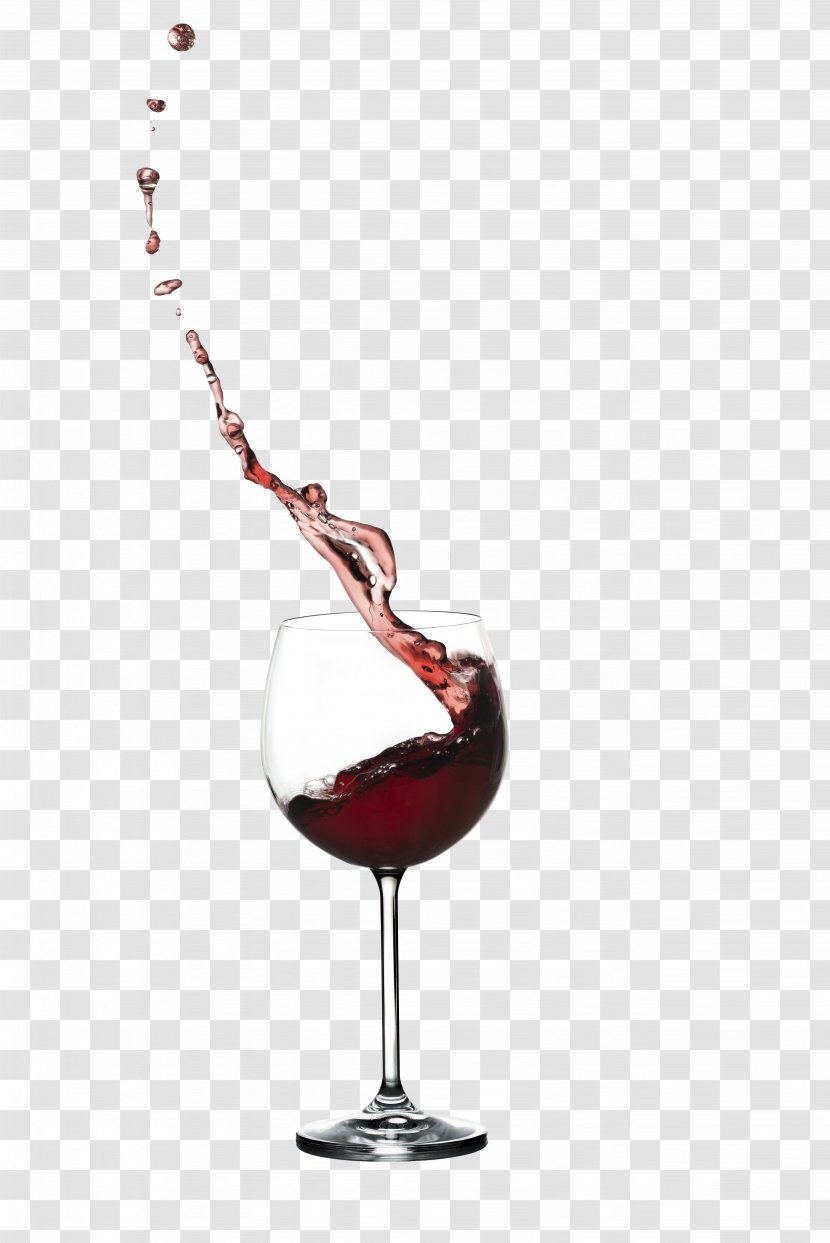 Red Wine Cocktail Italian Glass - Wineglass Transparent PNG