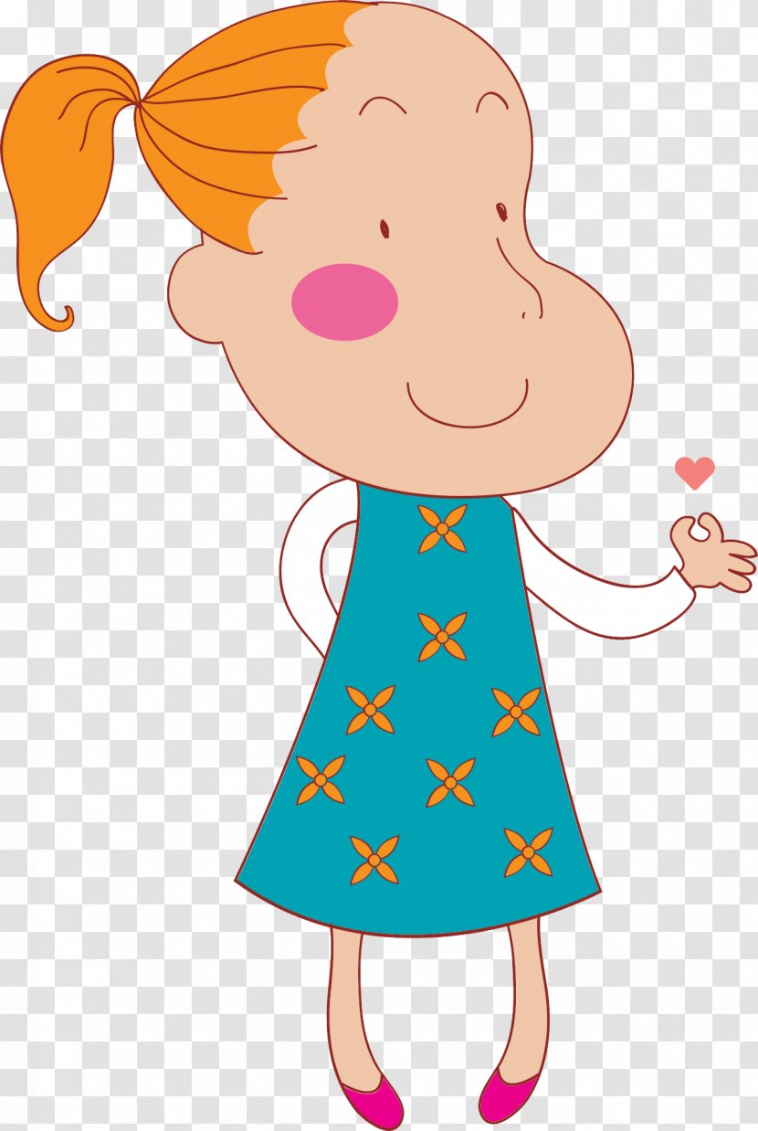 Cartoon Clip Art Fictional Character Child Happy - Smile - Style Transparent PNG