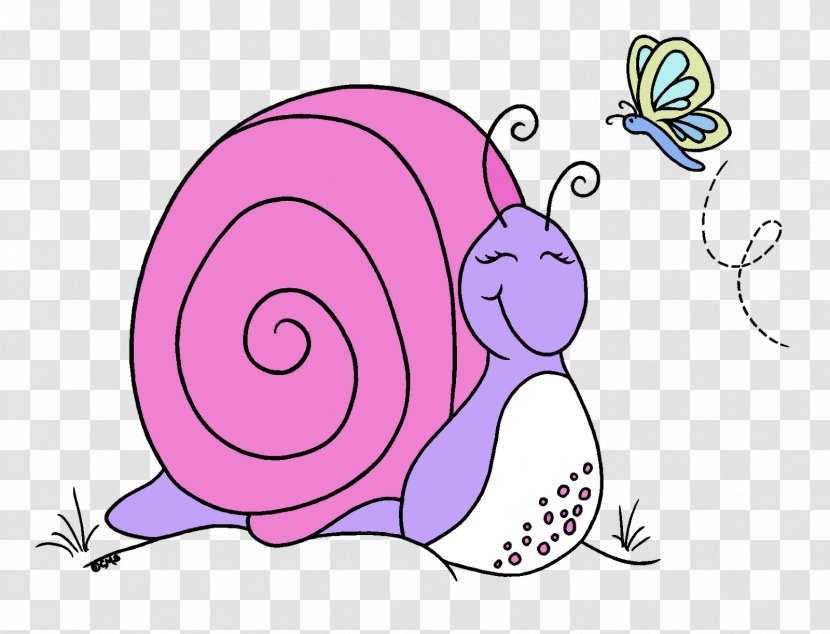Snail Clip Art Vertebrate Illustration /m/02csf - Flower Transparent PNG