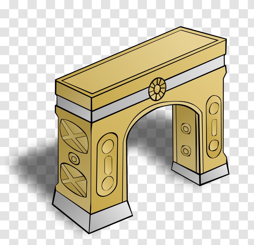 Arc De Triomphe Gateway Arch Clip Art - Fantasy Map Symbols Transparent PNG