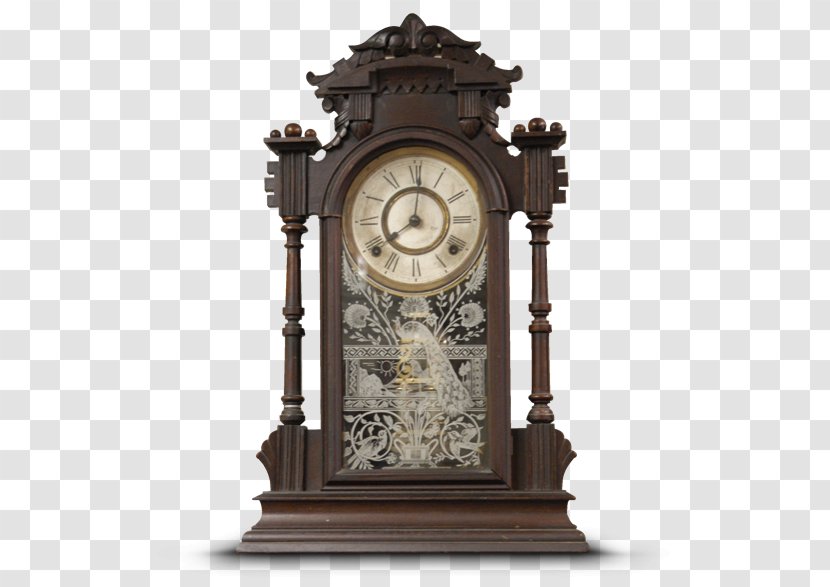 Wall Clock Black/White Tic Toc Shop Antique Furniture - Battery Operated Clocks Transparent PNG