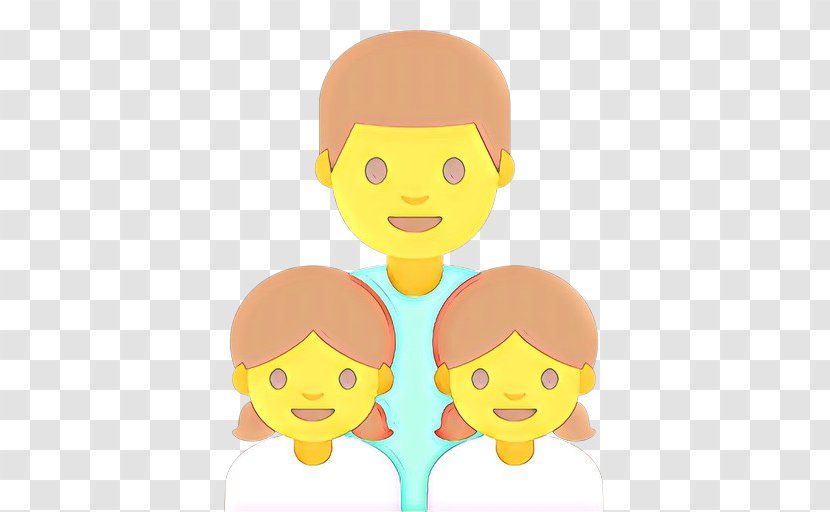 Face Cartoon Head Nose Yellow - Child Forehead Transparent PNG