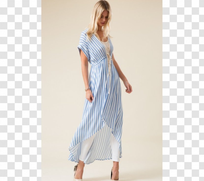 Dress Sky Blue Clothing Sleeve - White Transparent PNG