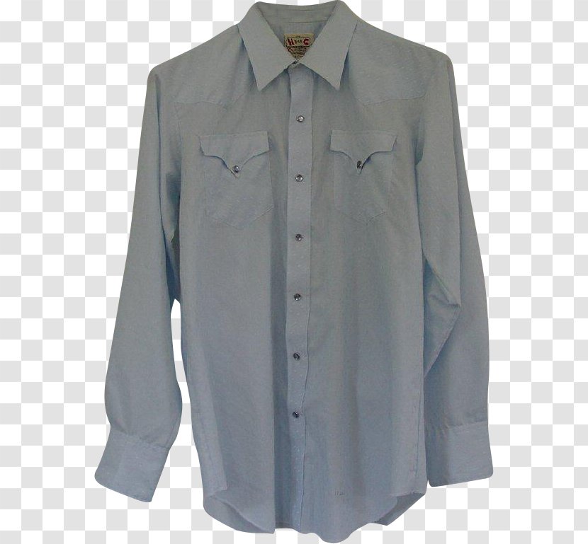 Dress Shirt Blouse Grey - Sleeve Transparent PNG