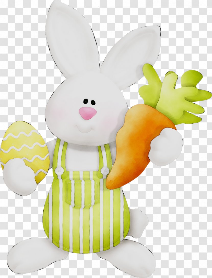 Easter Bunny Food Stuffed Animals & Cuddly Toys Figurine - Rabbits And Hares Transparent PNG