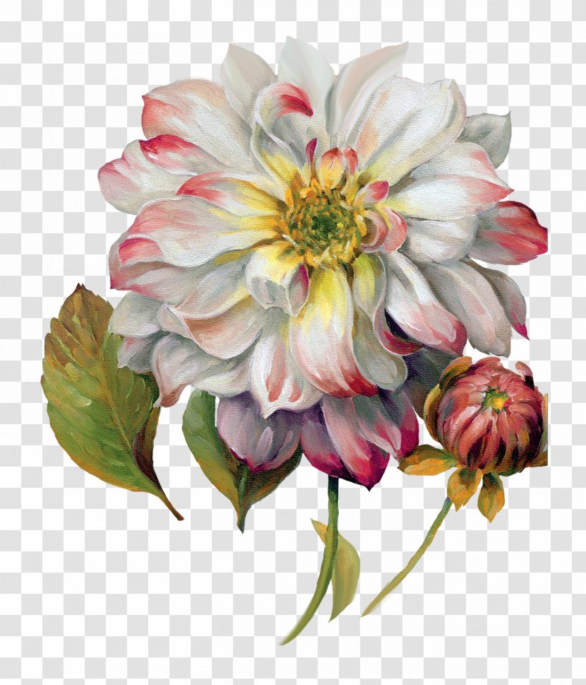 Flower Painting Floral Design Decoupage - Paint Transparent PNG