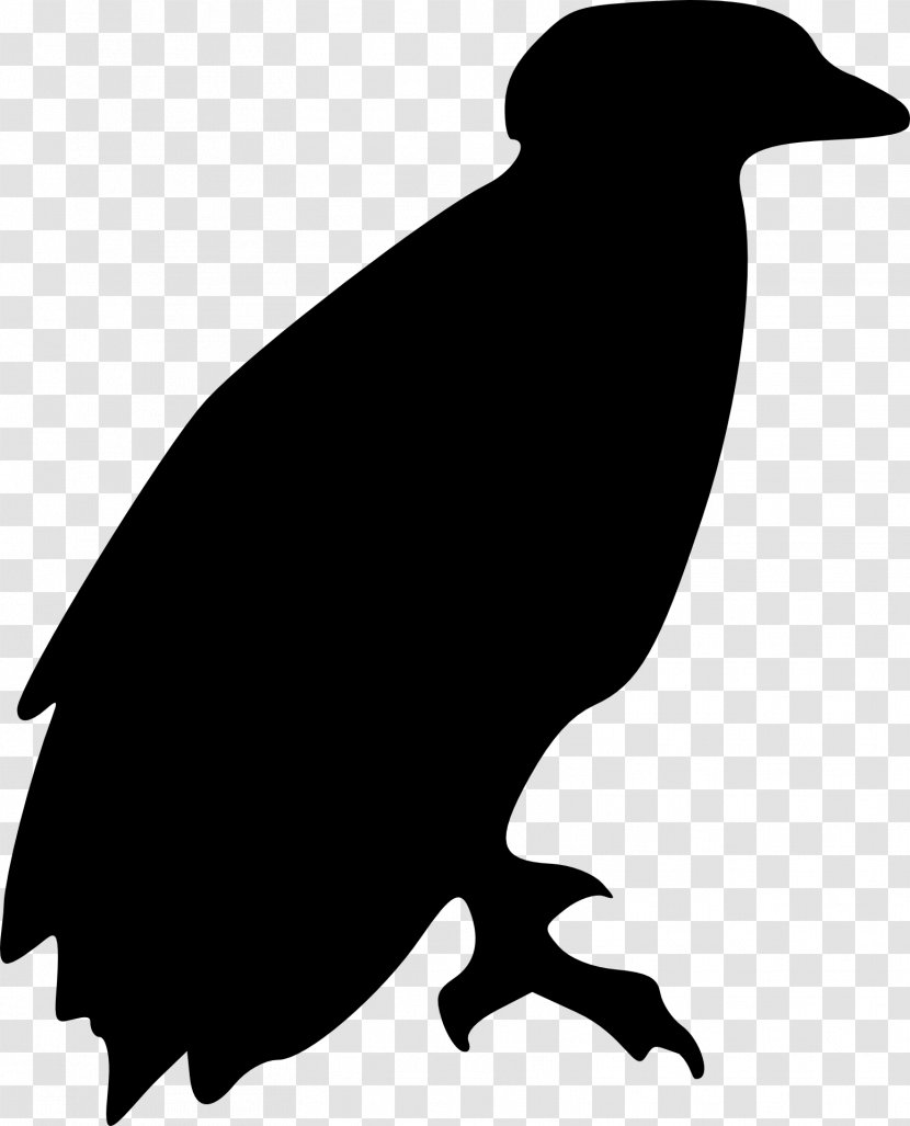 Bird Eagle Silhouette Clip Art - Black And White Transparent PNG