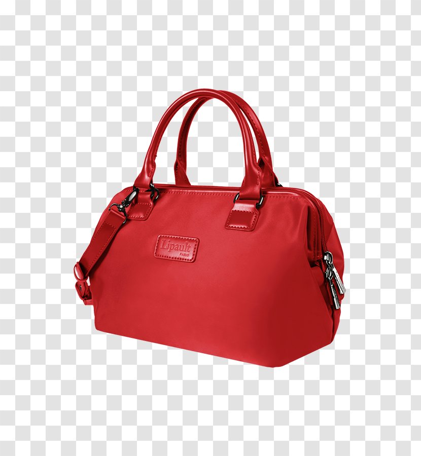 Handbag Lipault Lady Plume Shoulder Bag S Kipling Suitcase - Ruby Red Briefcase Transparent PNG