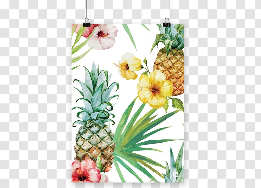 Pineapple Pattern - Ananas Transparent PNG