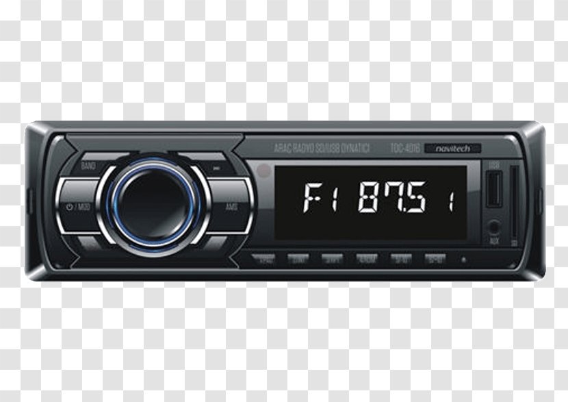Car Vehicle Audio Automotive Head Unit Radio FM Broadcasting - Stereophonic Sound Transparent PNG