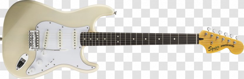 Electric Guitar Fender Stratocaster Squier Deluxe Hot Rails Bullet - Body Jewelry Transparent PNG