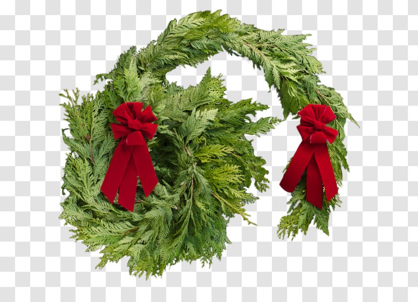 Christmas Ornament Wreath Garland Door - Evergreen Transparent PNG