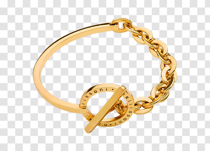 Charm Bracelet Bangle Jewellery Gold - Body Jewelry Transparent PNG