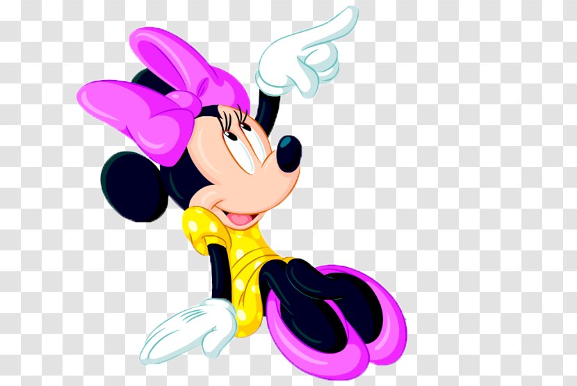 Minnie Mouse Mickey Cartoon Clip Art - Fictional Character - MINNIE Transparent PNG