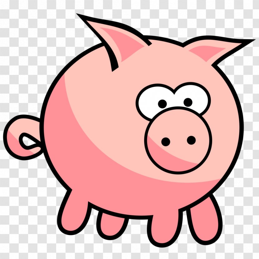 Clip Art Pig Image - Domestic - Annual Cartoon Transparent PNG