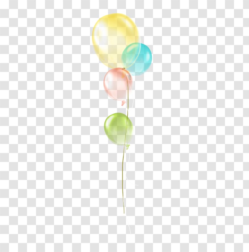 Balloon - Party Supply - Pink Yellow And Blue Balloons Transparent PNG