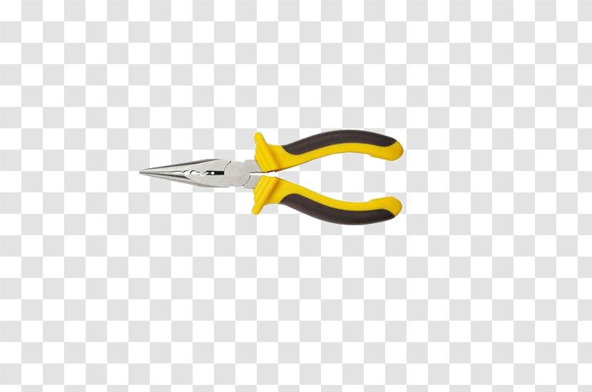 Hand Tool Pliers Wrench Material - Yellow - Building Materials Tools Transparent PNG