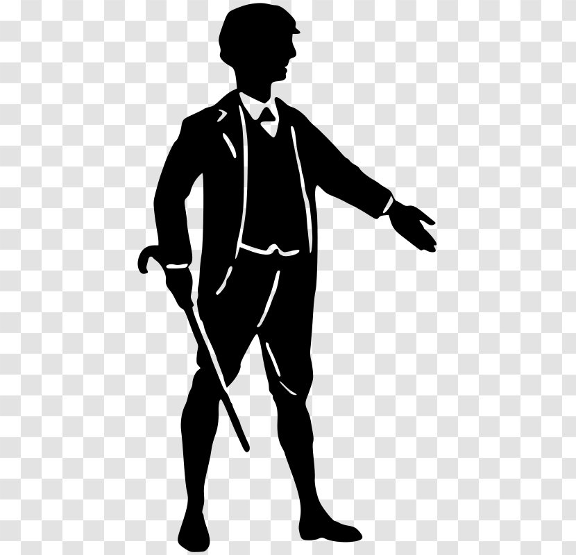 Silhouette バーチャルYouTuber Clip Art - Gentleman - Gentelman Transparent PNG