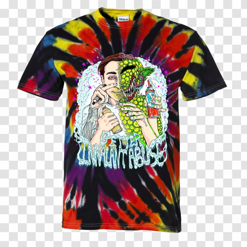 T-shirt Tie-dye Sleeve - Clothing Sizes Transparent PNG
