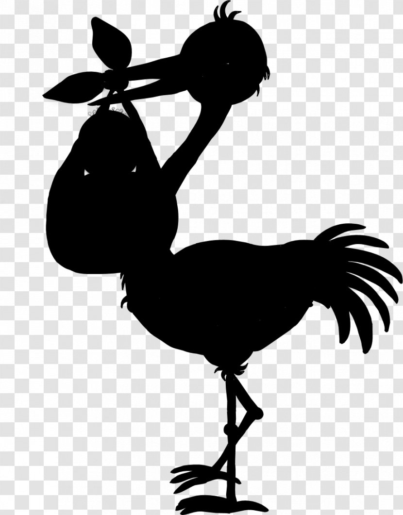 Rooster Chicken Beak Bird Clip Art - Silhouette Transparent PNG