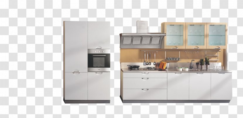 Door Kitchen Cabinet Furniture Polyvinyl Chloride - Drawer - Refrigerator Cabinets Transparent PNG