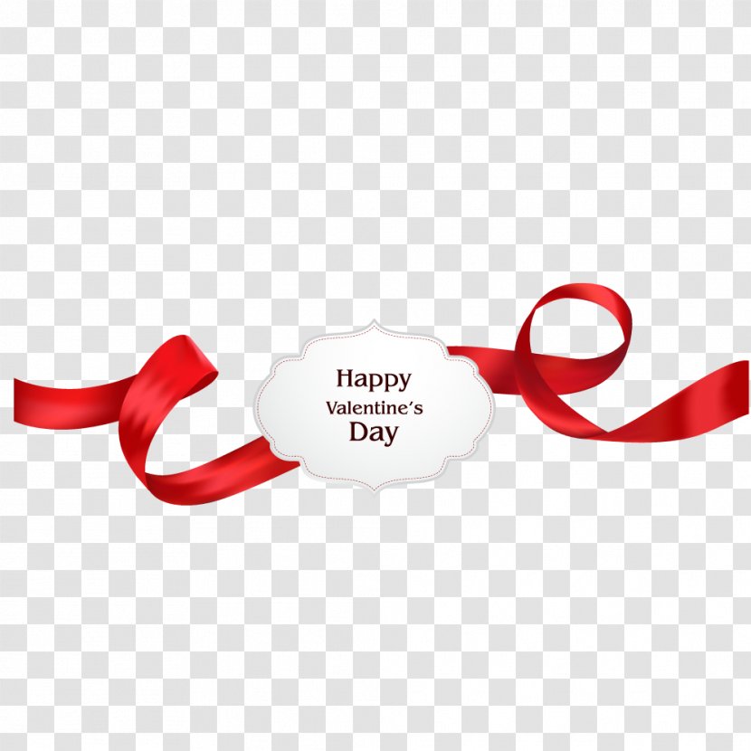 Red Ribbon - Home Text Bar Transparent PNG