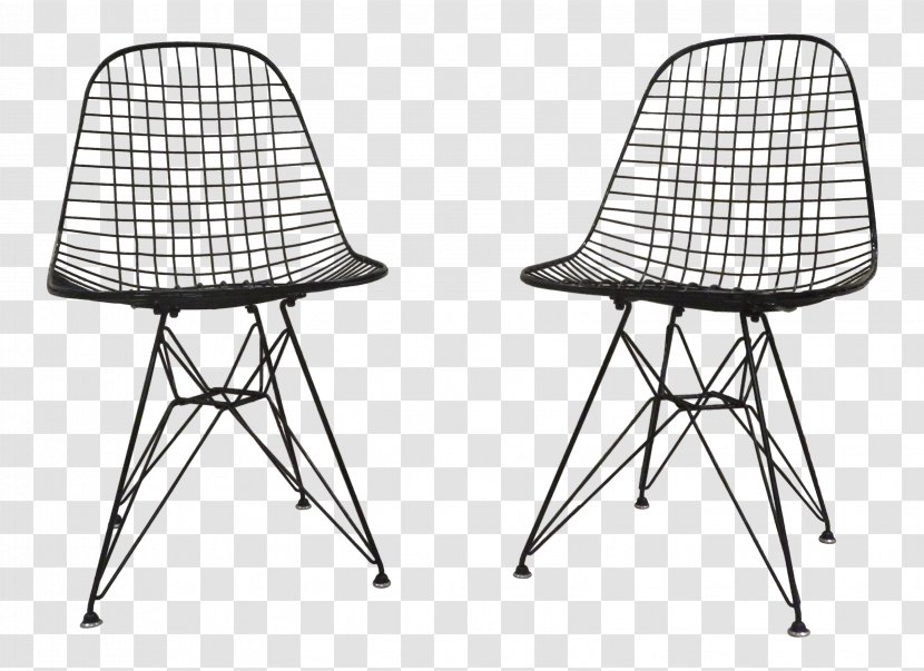 Wire Chair (DKR1) Eames Lounge Table Charles And Ray - Chaise Longue Transparent PNG