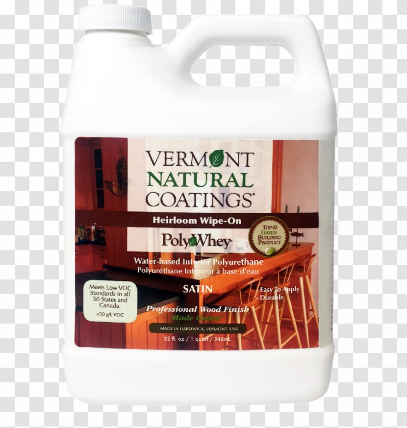 Vermont Natural Coatings Paint Satin Poly Transparent PNG