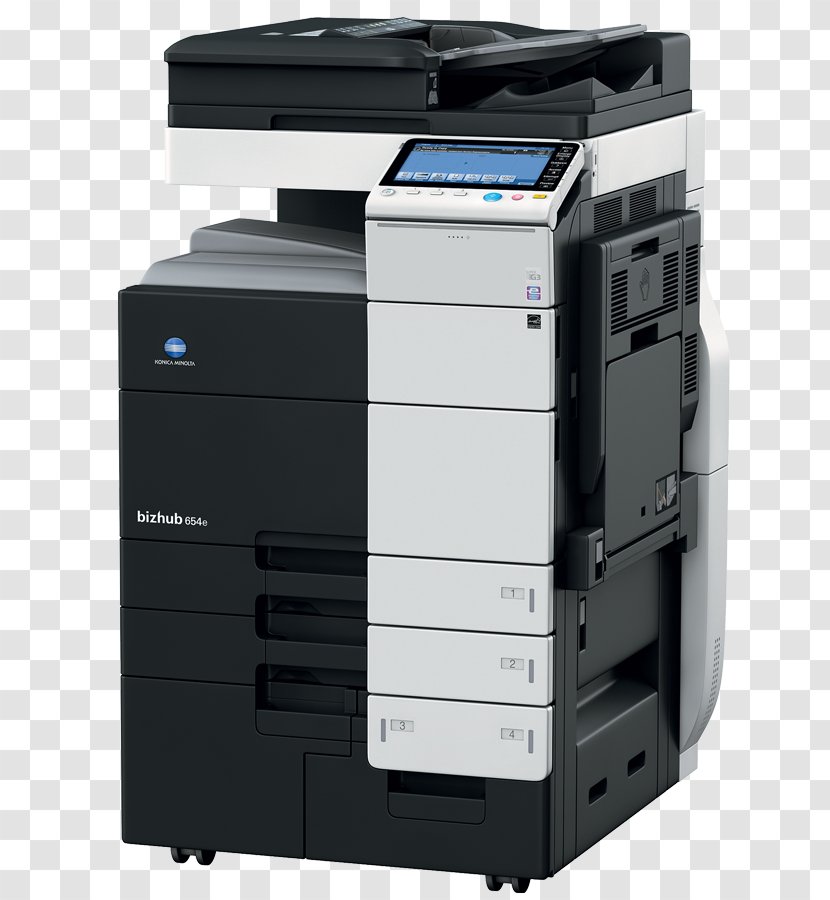 Photocopier Konica Minolta Ink Cartridge Multi-function Printer - Electronic Device Transparent PNG